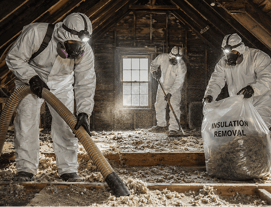 Old insulation removal
